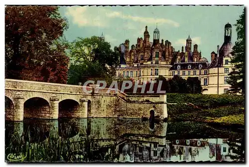 Cartes postales Chambord Le pont sur le Casson