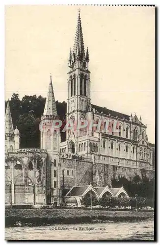 Cartes postales Lourdes La Basilique