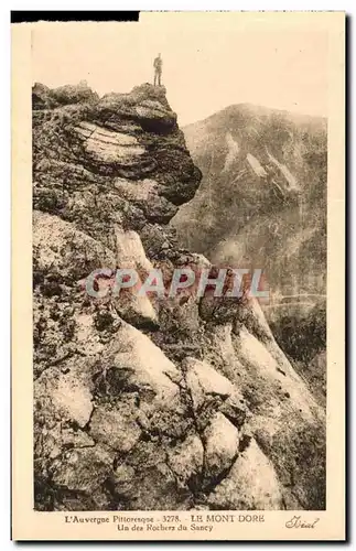 Ansichtskarte AK L&#39Auvergne Pittoresque Le Mont Dore Un des Rochers du Sancy