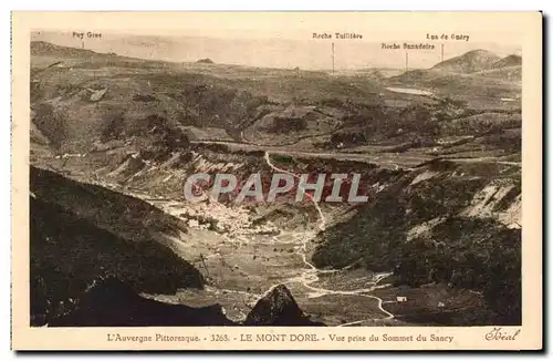 Cartes postales L&#39Auvergne Pittoresque Le Mont Dore Vue prise du Sommet du Sancy