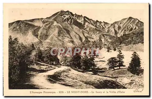 Cartes postales L&#39Auvergne Pittoresque Le Mont Dore Le Sancy et la Vallee d&#39Enfer