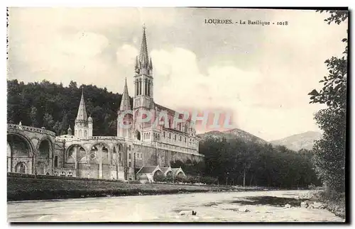 Cartes postales Lourdes La Basilique