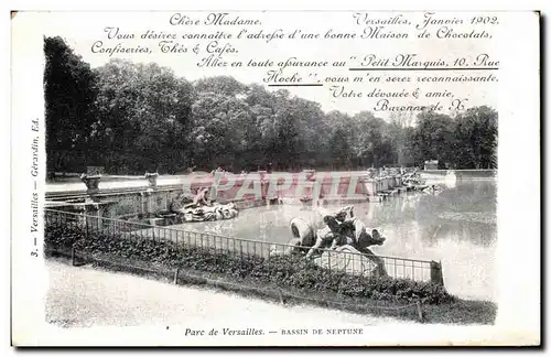 Ansichtskarte AK Parc de Versailles Bassin de Neptune