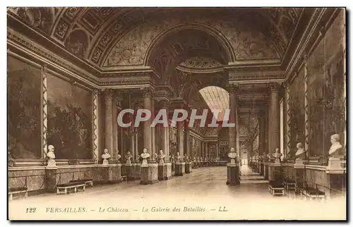 Cartes postales Versailles Le Chateau La Galerie des Batailles