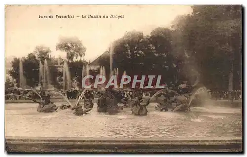 Ansichtskarte AK Parc De Versailles Le Bassin du Dragon