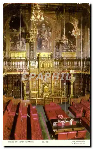 Ansichtskarte AK House Of lords Chamber London Londres