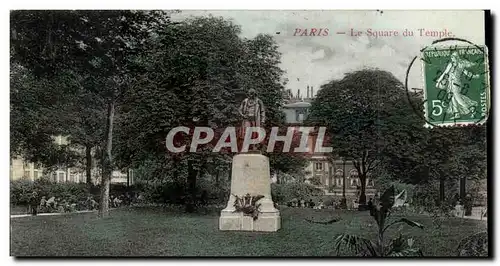 Cartes postales Paris Le Square du Temple