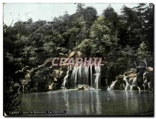 Ansichtskarte AK Paris Bois de Boulogne La Cascade