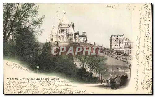 Cartes postales Paris L&#39Eglise du Sacre Coeur Montmartre