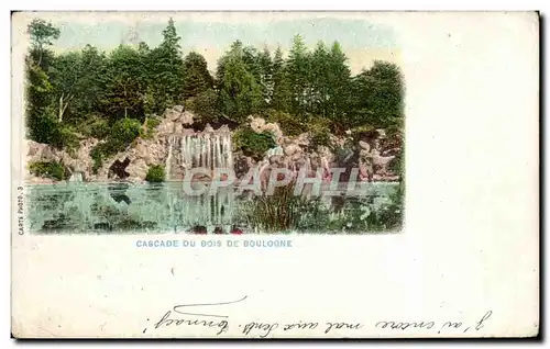 Cartes postales Paris Cascade Du Bois Boulogne