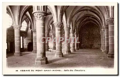 Ansichtskarte AK Paris Abbaye Du Mont Saint Michel Salle des Chevaliers