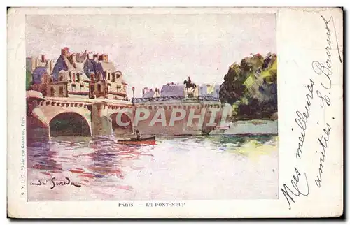 Cartes postales Paris pont neuf