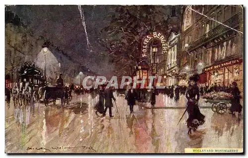 Cartes postales Boulevard Montmartre Paris