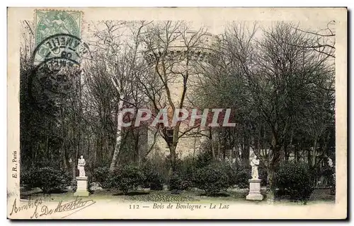 Cartes postales Bois de Boulogne Le Lac