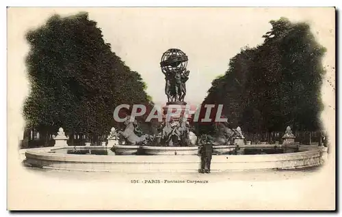 Cartes postales Paris Fontaine Carpeaux