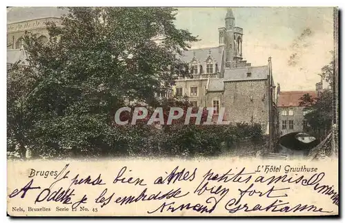 Cartes postales Bruges L&#39Hotel Gruuthuse