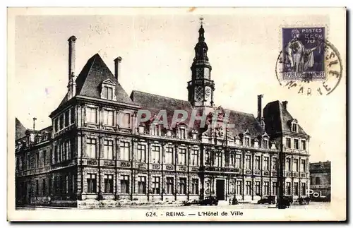Cartes postales Reims L'Hotel de Ville