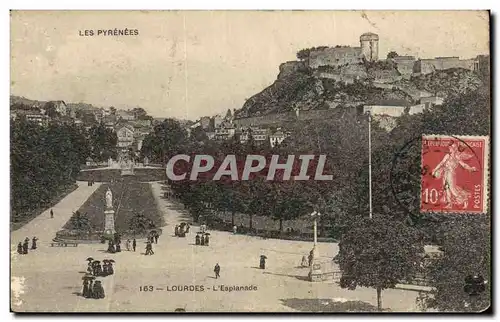 Cartes postales Lourdes L&#39Esplanade