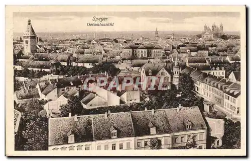 Cartes postales Speyer Gasamtansicht