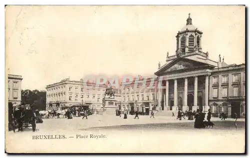 Cartes postales Bruxelles Place Royale