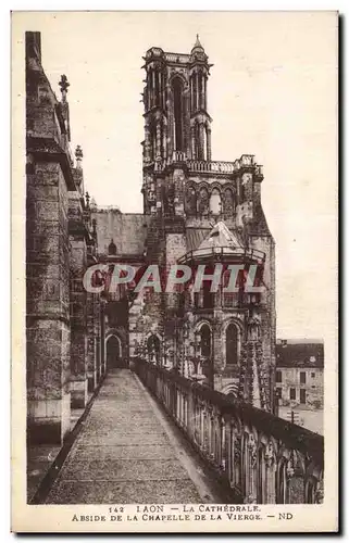 Ansichtskarte AK Laon La Cathedrale Abside De La Chapelle De La Vierge