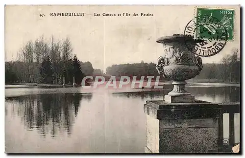 Cartes postales Rambouillet Les Canaux et I&#39Ile des Festins