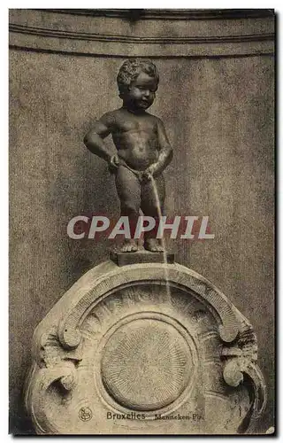 Cartes postales Bruxelles Manneken Pis