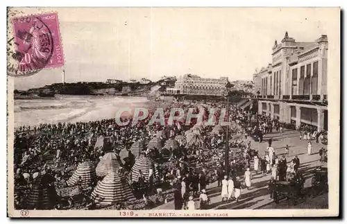 Cartes postales Biarritz La Grande Plage