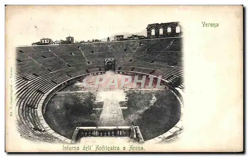 Cartes postales Verona Interno dell Anfiteatro Arena