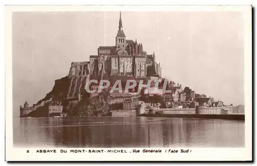 Cartes postales Abbaye Du Mont Saint Michel Vue Generale (Face Sud)