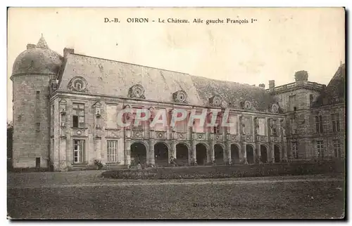 Cartes postales Oiron Le Chateau Aile gauche Francois 1er