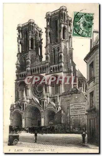 Cartes postales Laon La Cathedrale