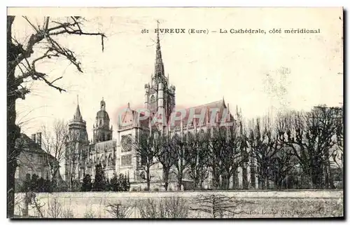 Cartes postales Evreux (Eure) La Cathedrale cote meridional