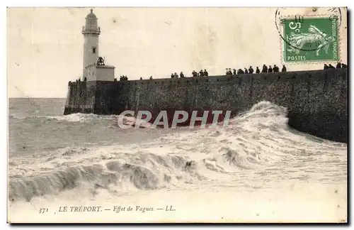 Cartes postales Le Treport Effet de Vagues