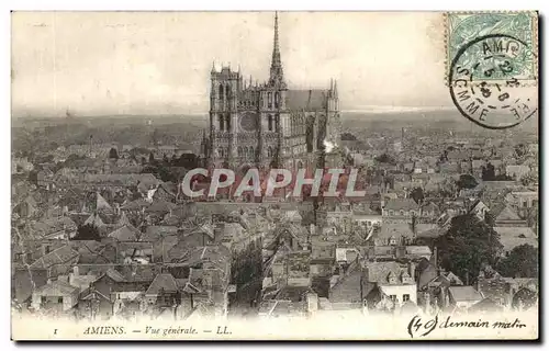 Cartes postales Amiens Vue generale