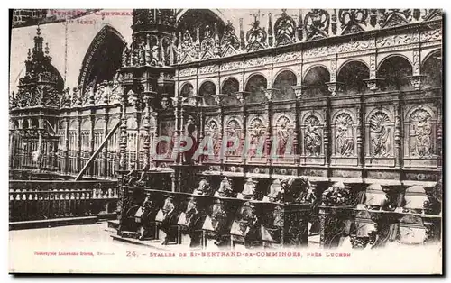 Cartes postales Stalles De St Bertrand De Comminges Pres Luchon