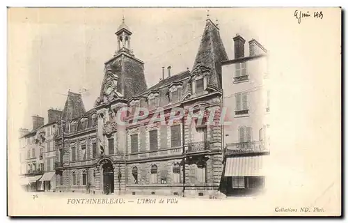 Cartes postales Fontainebleau L&#39Hotel de Ville