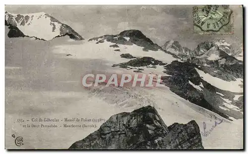 Cartes postales Col de Geboulaz Massif de Polset et la Dent Parrachee Maurienne (Savoie)