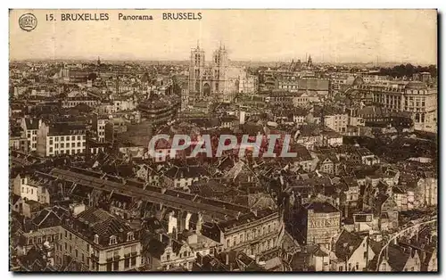 Cartes postales Bruxelles Panorama Brussels