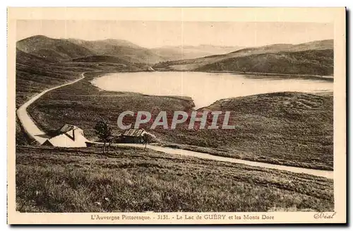 Ansichtskarte AK L&#39Auvergne pittoresque le lac de guery et les monts dore