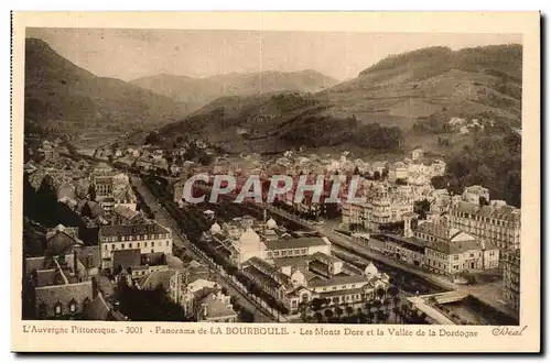 Ansichtskarte AK L&#39Auvergne pittoresque la bourboule les monts dore et la vallee de la dordogne