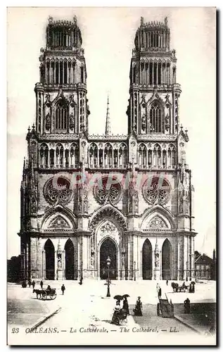 Cartes postales Orleans La Cathedrale The Cathedral