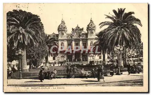 Cartes postales Monte Carlo Le Casino