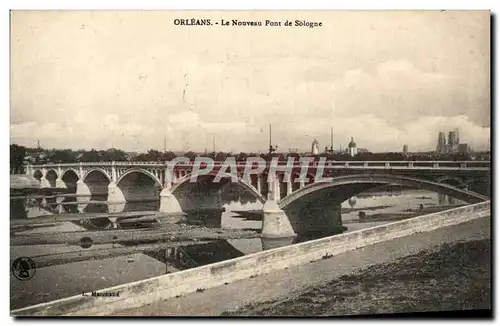 Ansichtskarte AK Orleans Le Nouveau Pont de Sologne