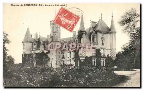 Ansichtskarte AK Chateau de Fontenailles Louestault