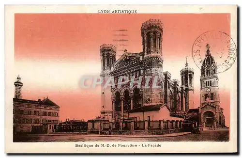 Cartes postales Lyon Artistique Basilique de ND de Fourviere