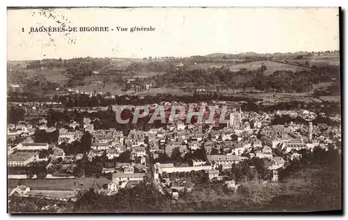 Cartes postales Bagneres de Bigorre Vue generale