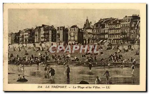 Cartes postales La Treport La Plage et les Villas