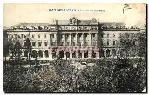 Ansichtskarte AK San Sebastian Palacio de la Diputacion