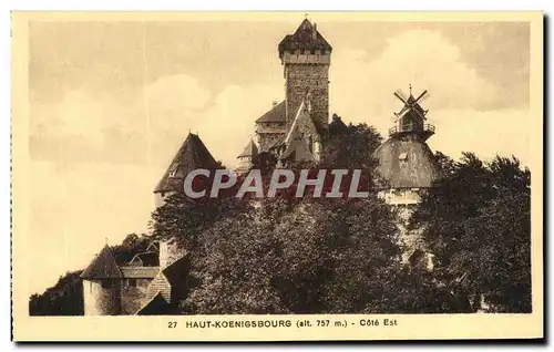 Cartes postales Haut Koenigsbourg Cote Est